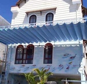 Mái che di động thả hiên nhà