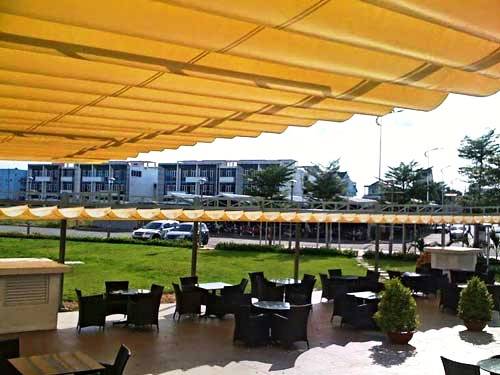 Mái xếp di động giúp người sử dụng thoải mái hơn