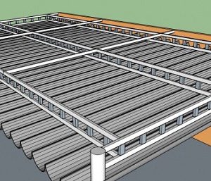 Mái xếp có thể gấp gọn một cách dễ dàng