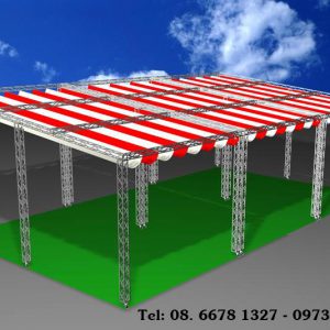 Mái xếp lượn sóng M0034