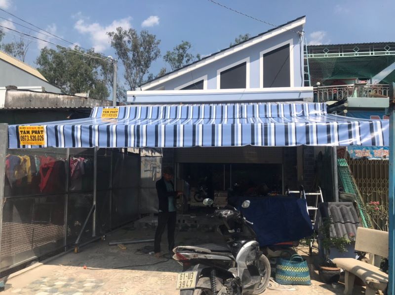 Các chất liệu phổ biến làm mái xếp tại Bình Phước