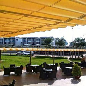 Mái xếp thông minh gọn nhẹ, không gian mát mẻ