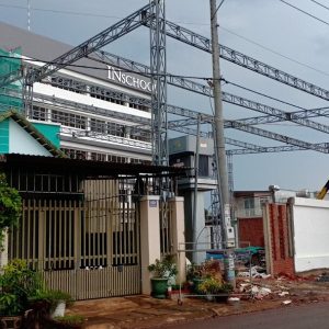 Mái che tôn xanh mát mắt