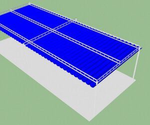 Mái xếp trang trí M0054