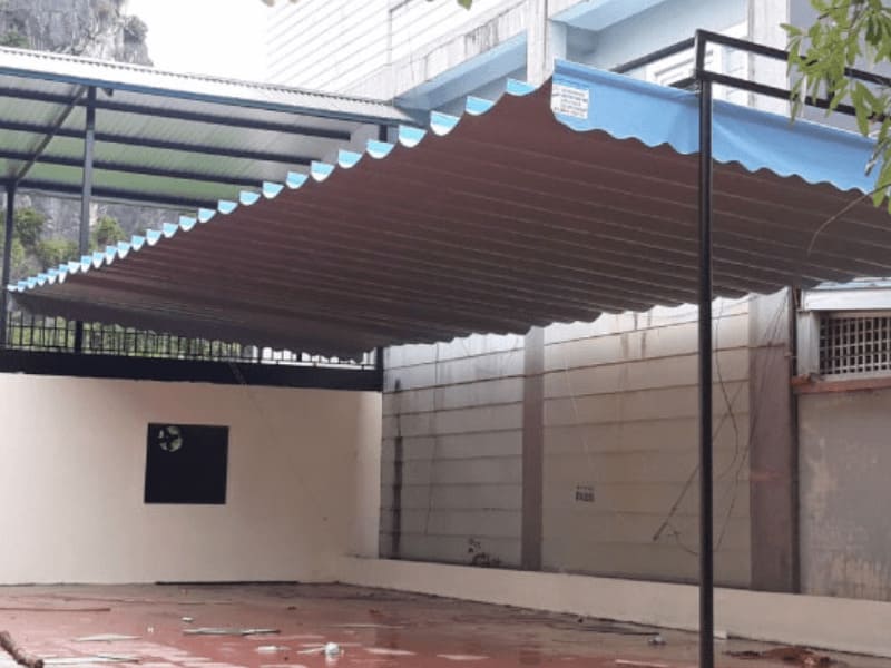 Mái che bạt kéo