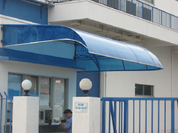 Mái vòm nhựa nhỏ gọn, đơn giản