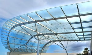 Mái vòm kính cường lực thiết kế lạ mắt, độc đáo