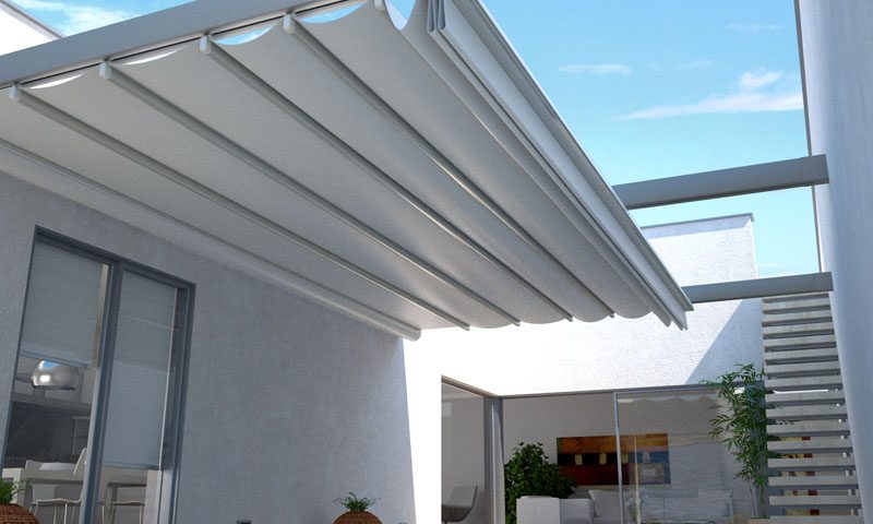 Mẫu mái xếp lượn sóng 1