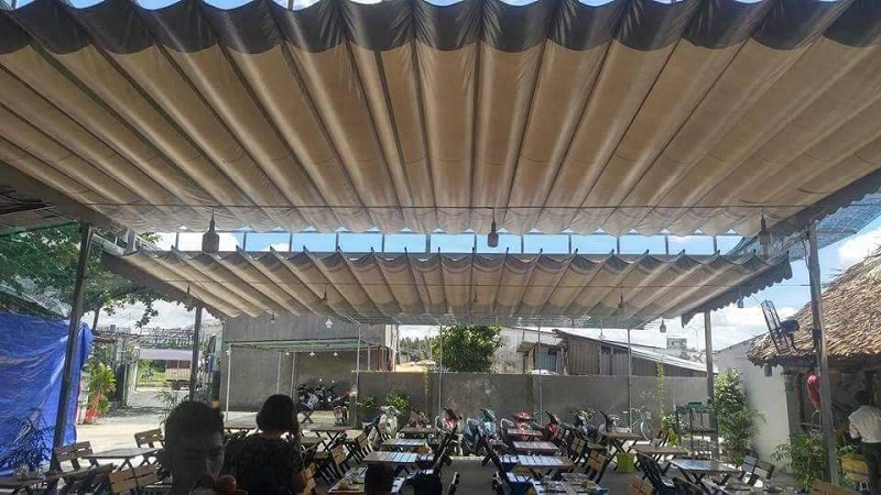 Mẫu mái xếp lượn sóng 2