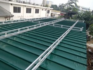 Mẫu mái xếp lượn sóng số 1