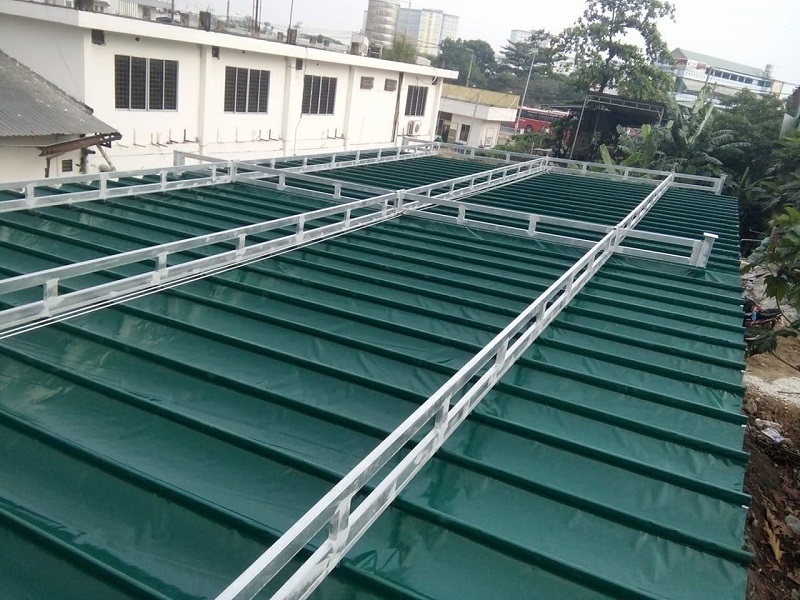 Mẫu mái xếp lượn sóng số 1 Mẫu mái xếp lượn sóng số 1