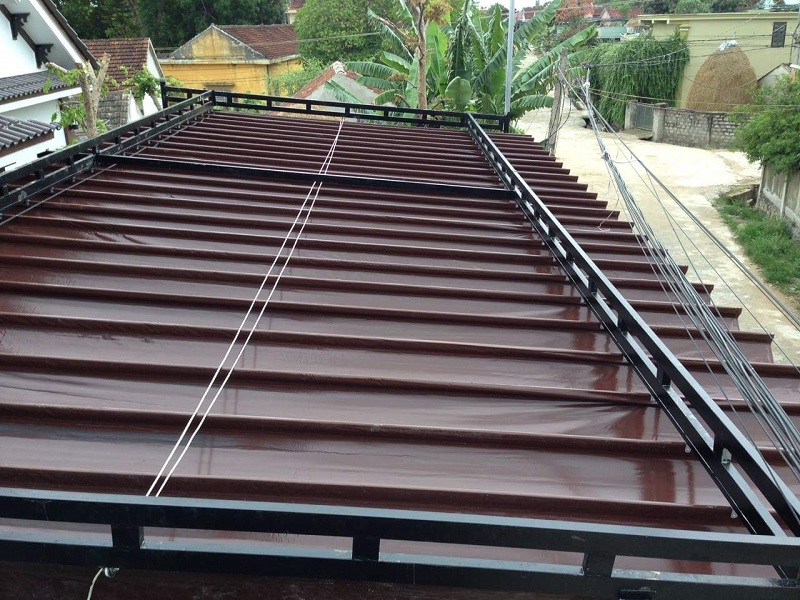 Mẫu mái xếp lượn sóng số 2 Mẫu mái xếp lượn sóng số 2