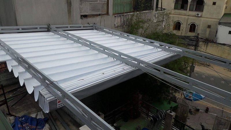 Mẫu mái xếp lượn sóng Thủ Đức số 5