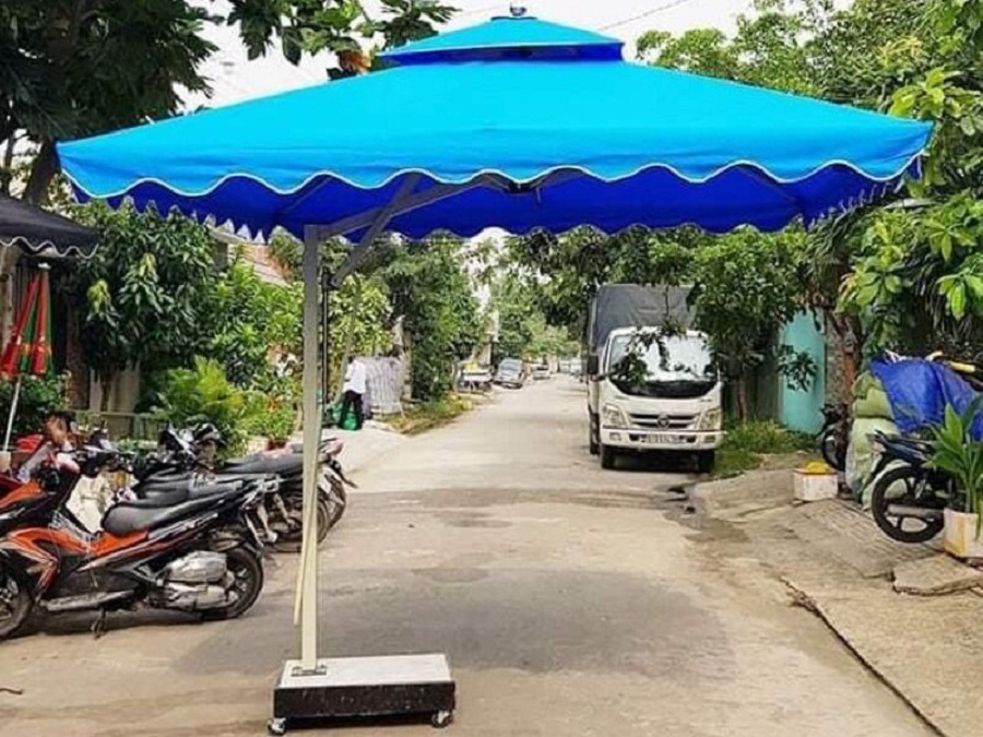 Dù che quận 7 được sản xuất từ những vật liệu có độ bền cao