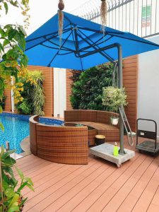 Mái Xếp Sài Gòn - Đại lý bán dù lệch tâm quận 9 đáng tin cậy nhất thị trường