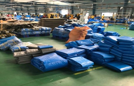 Xưởng sản xuất mái che của cơ sở Đại Mạnh Khá Xưởng sản xuất mái che của cơ sở Đại Mạnh Khá