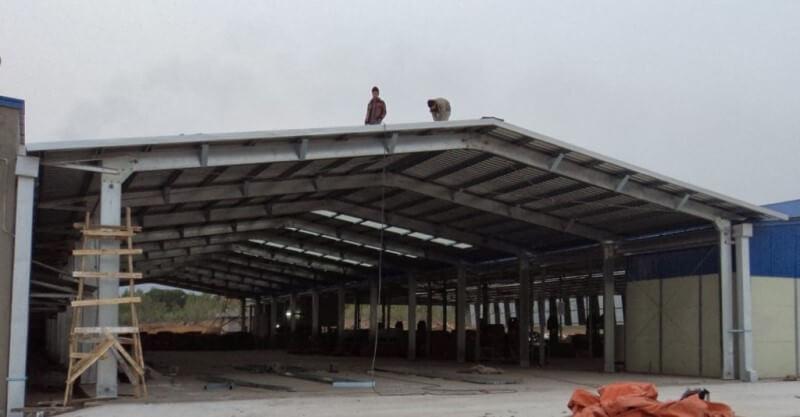 Thi công lắp đặt mái tôn nhà xưởng quận 1