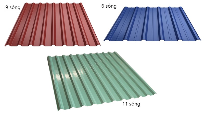 Các loại tôn cán sóng