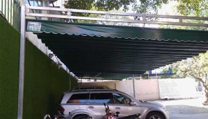 Mái tôn nhà xe mang lại nhiều lợi ích