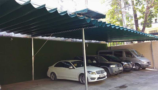 Có 3 loại mái tôn nhà xe phổ biến