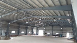 Lắp đặt mái tôn bãi xe, nhà xe quận 8