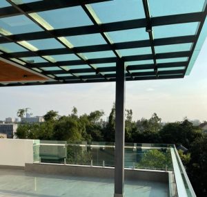 10+ mẫu mái che sân thượng nhà ống phổ biến nhất 2024