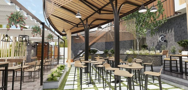 Lợi ích của các loại mái che quán cafe