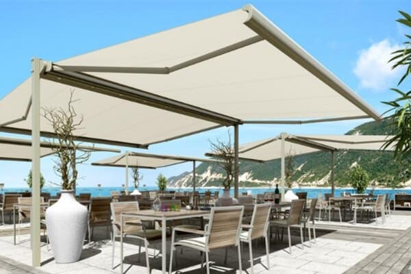 Một số mẫu mái hiên quán cafe đẹp phong cách