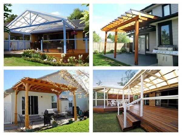 Các mẫu mái hiên phổ biến