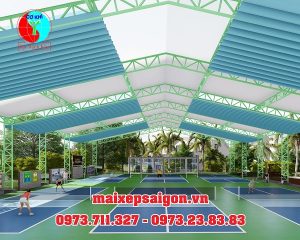 Khi sử dụng mái che Pickleball cần lưu ý những gì?