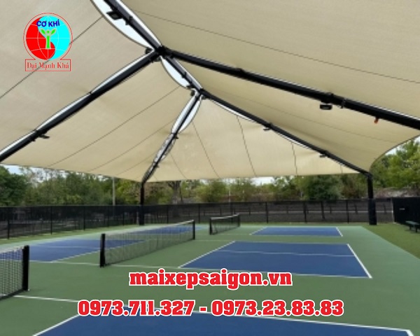 Mái Xếp Sài Gòn - Đơn vị thi công mái che pickleball uy tín