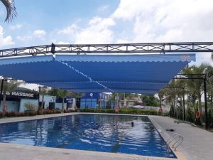 Thiết Kế, Thi Công Mái Xếp Hồ Bơi Quận 2 Trọn Gói