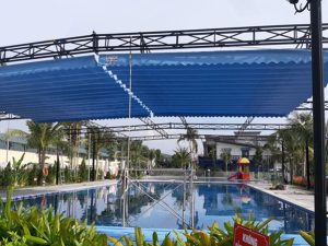 Thiết Kế, Thi Công Mái Xếp Hồ Bơi Quận 12 Nhanh, Giá Tốt