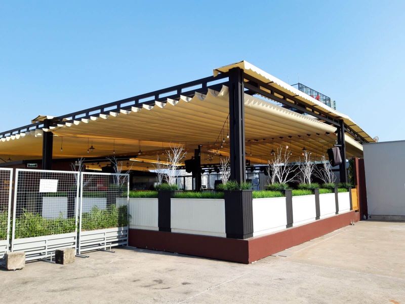 Dựa vào diện tích để chọn mái xếp