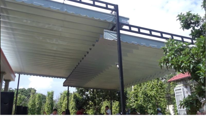 Báo giá thi công mái xếp quán cafe quận 1