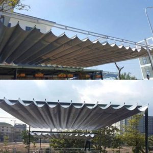 Thi Công Mái Xếp Quán Cafe Quận 6 Mẫu Đẹp, Giá Tốt