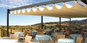 Lắp Mái Xếp Quán Cafe Quận 7 Mẫu Đẹp, Giá Rẻ