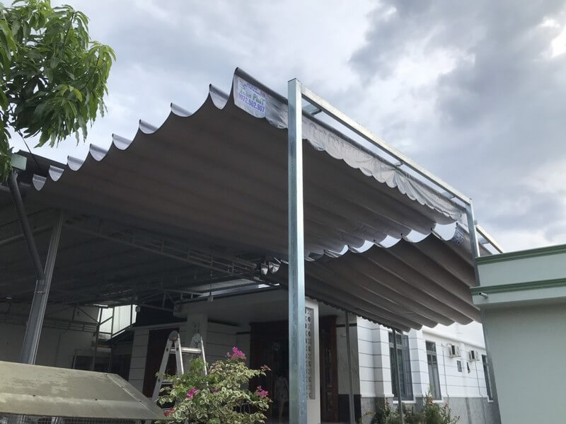 Đơn vị lắp đặt mái xếp cho quán cafe tại quận 9 uy tín hàng đầu Mái Xếp Sài Gòn