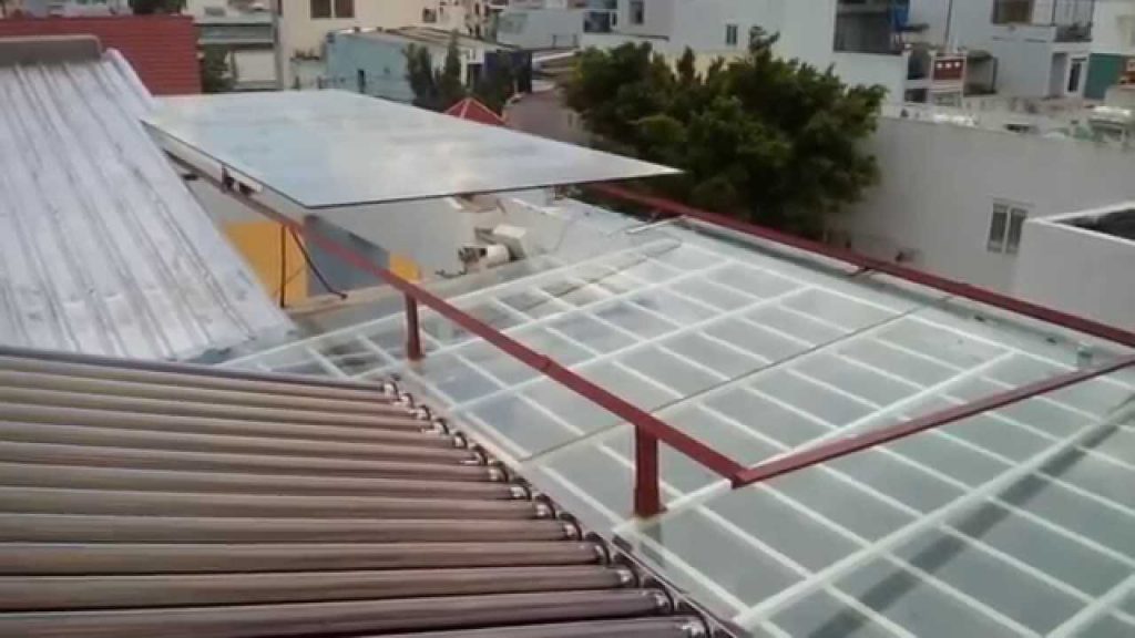 Mái trượt giếng trời kéo bằng motor