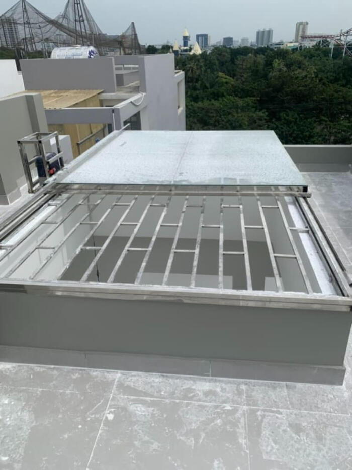 Lợi ích khi lắp mái trượt giếng trời quận 7
