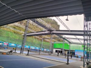 Thi công mái che di động sân pickleball chuyên nghiệp tại phường Bạch Mai