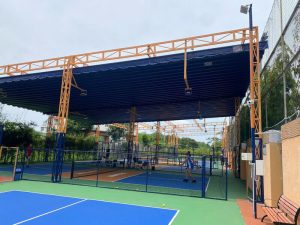Dịch vụ lắp đặt mái che di động sân pickleball chuyên nghiệp tại phường Vĩnh Tuy