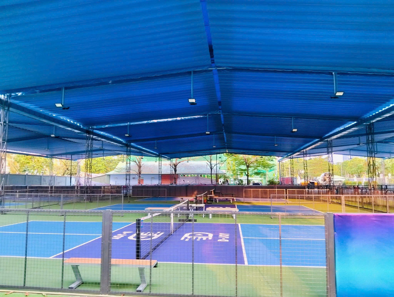 Các dự án mái che sân thể thao, sân pickleball đã hoàn thành của Mái Xếp Sài Gòn