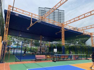Nhu cầu lắp đặt mái che di động cho sân Pickleball tại Phường Hoàng Liệt