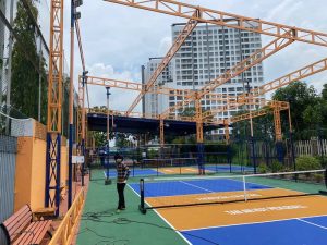 Giới thiệu dịch vụ lắp đặt mái che di động cho sân pickleball tại Chương Mỹ