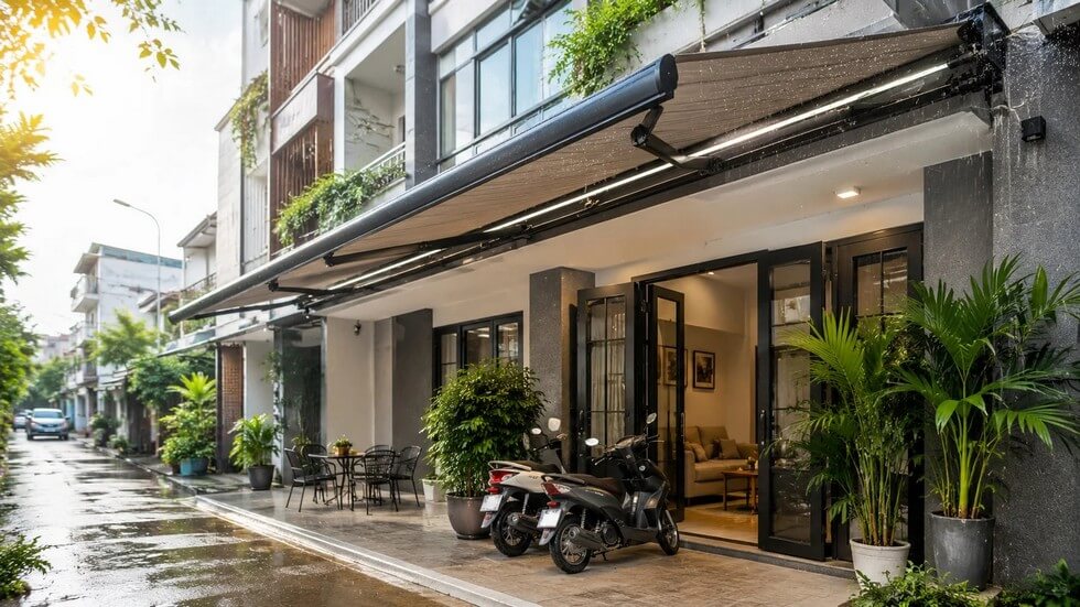 Cách tự sửa mái hiên bị kẹt tại nhà an toàn