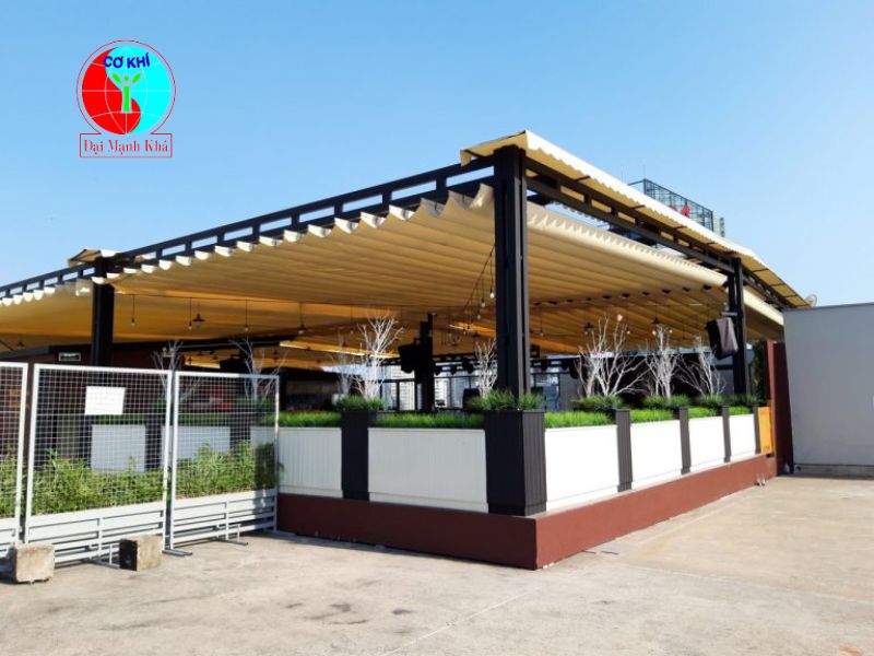 Các loại mái che khu vực BBQ phổ biến